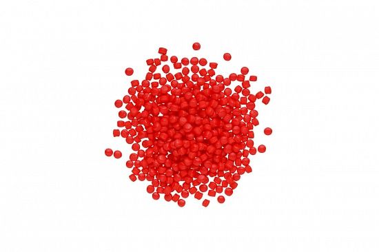 Гранула ПВД вторичная красная - Вид 1