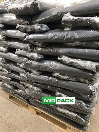 Мешки для мусора 120 л, 35 мкм, в пачках, 200 шт. черные, - 2х слойные до 35 кг - Вид 7